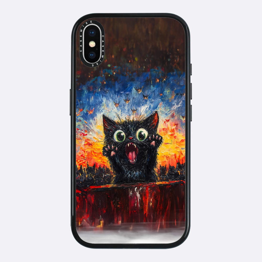 Verängstigte Katze - Hülle