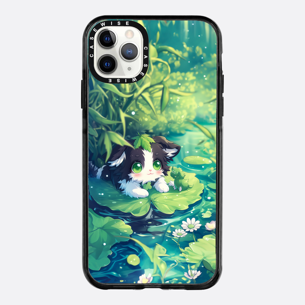 Cannabiskatze am Teich - Hülle