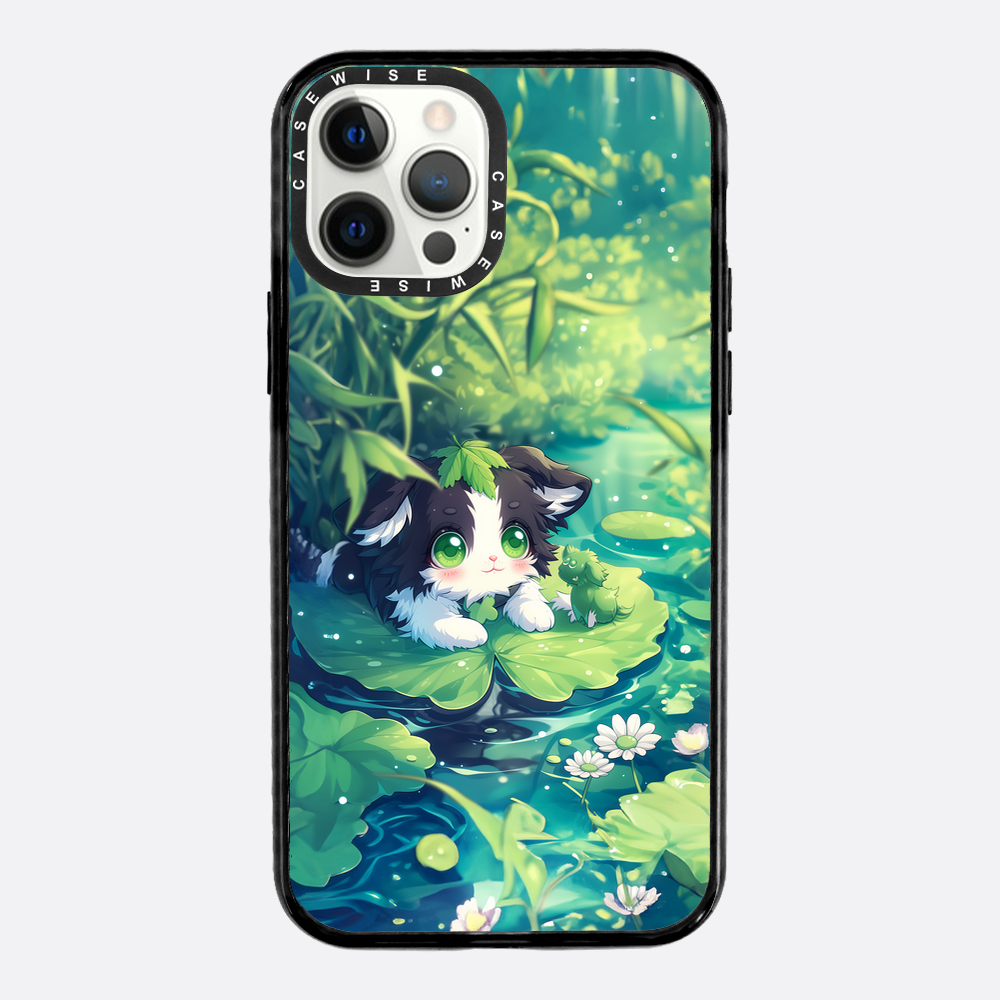 Cannabiskatze am Teich - Hülle