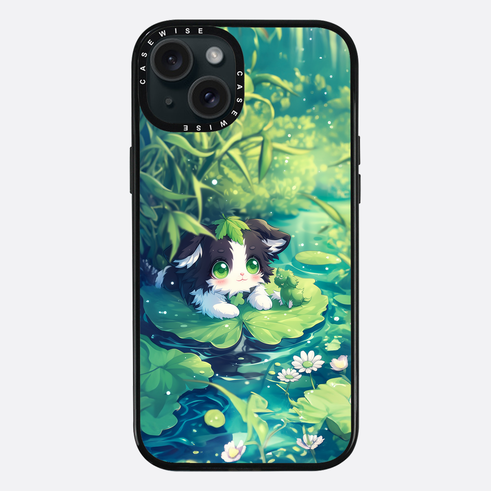 Cannabiskatze am Teich - Hülle