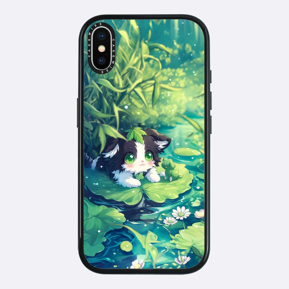 Cannabiskatze am Teich - Hülle