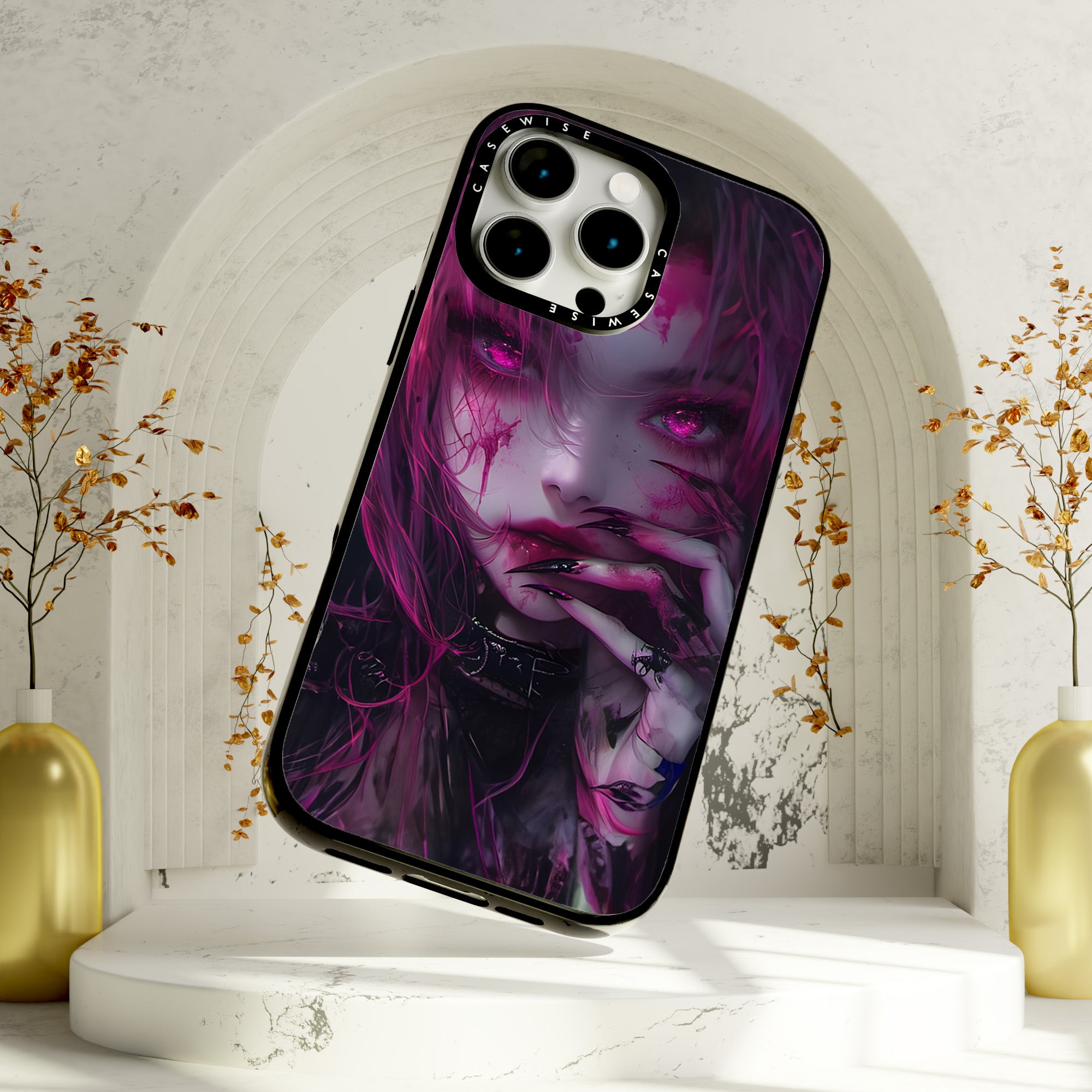 Rosa Zombie -Mädchen - Hülle