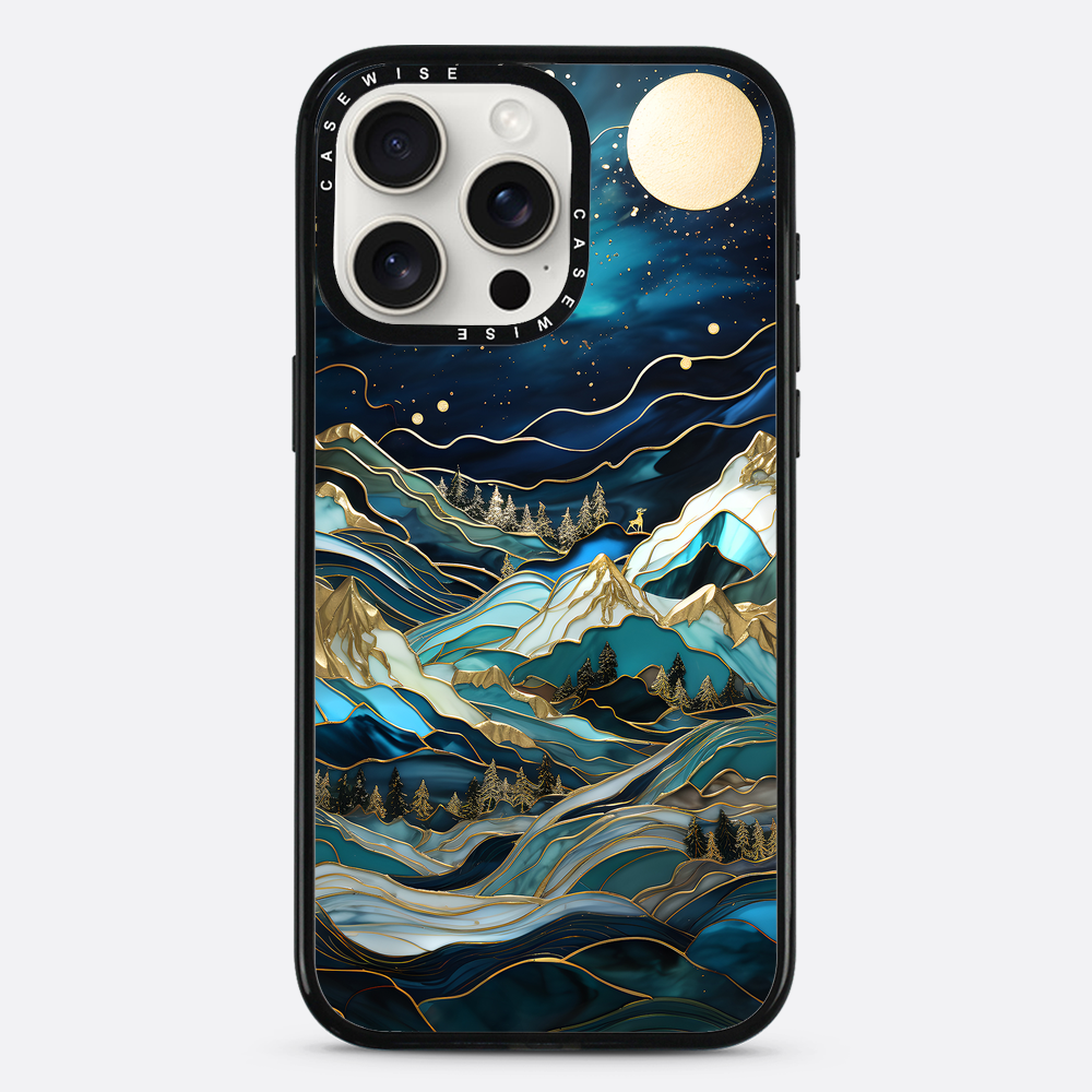 Starry Night Moon Light Peaks - Hülle