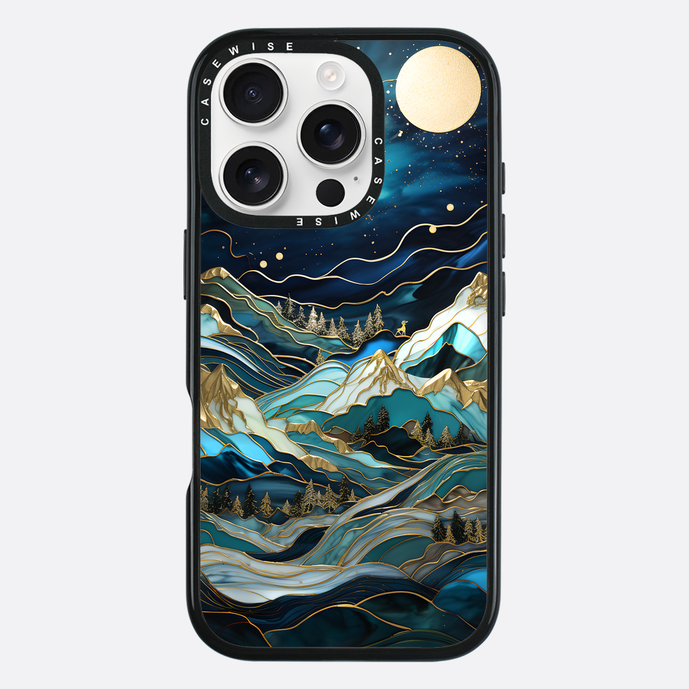 Starry Night Moon Light Peaks - Hülle