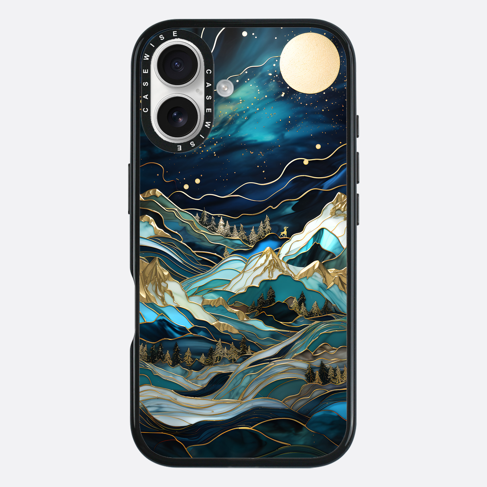 Starry Night Moon Light Peaks - Hülle