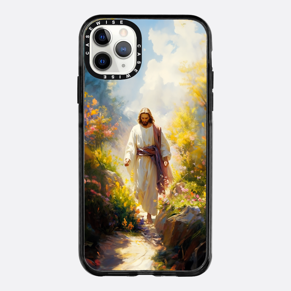 Glücklicher Jesus sonniger Tag - Hülle