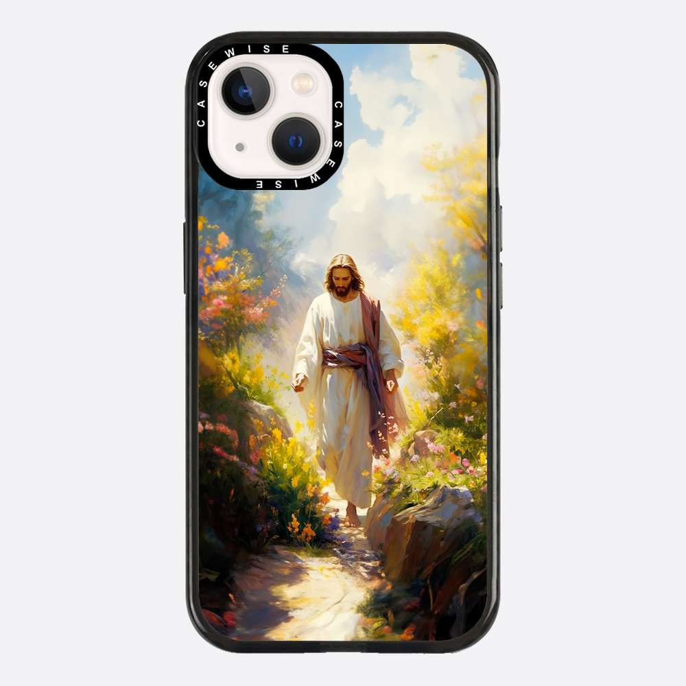Glücklicher Jesus sonniger Tag - Hülle