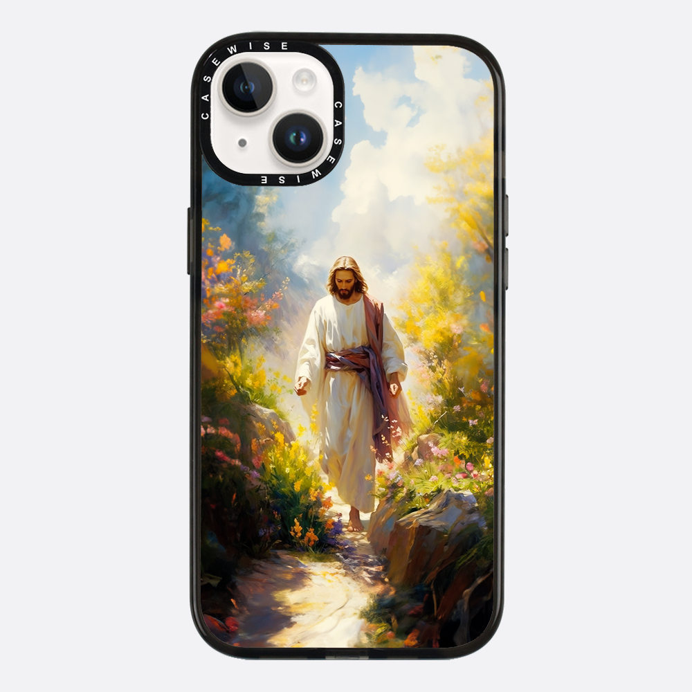 Glücklicher Jesus sonniger Tag - Hülle