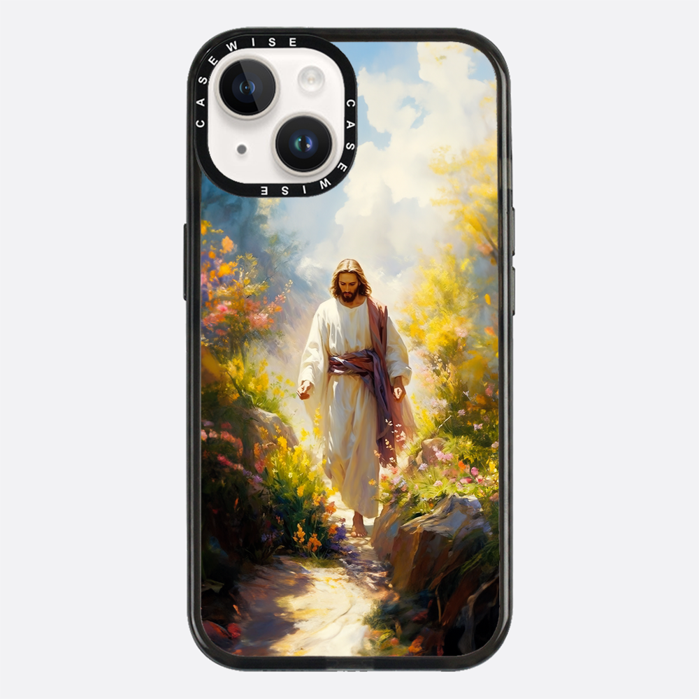 Glücklicher Jesus sonniger Tag - Hülle