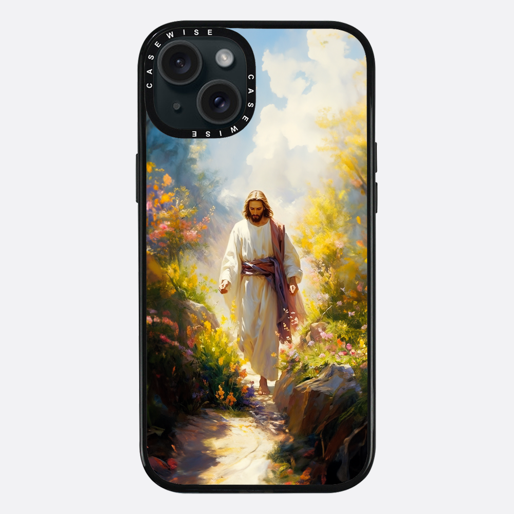 Glücklicher Jesus sonniger Tag - Hülle