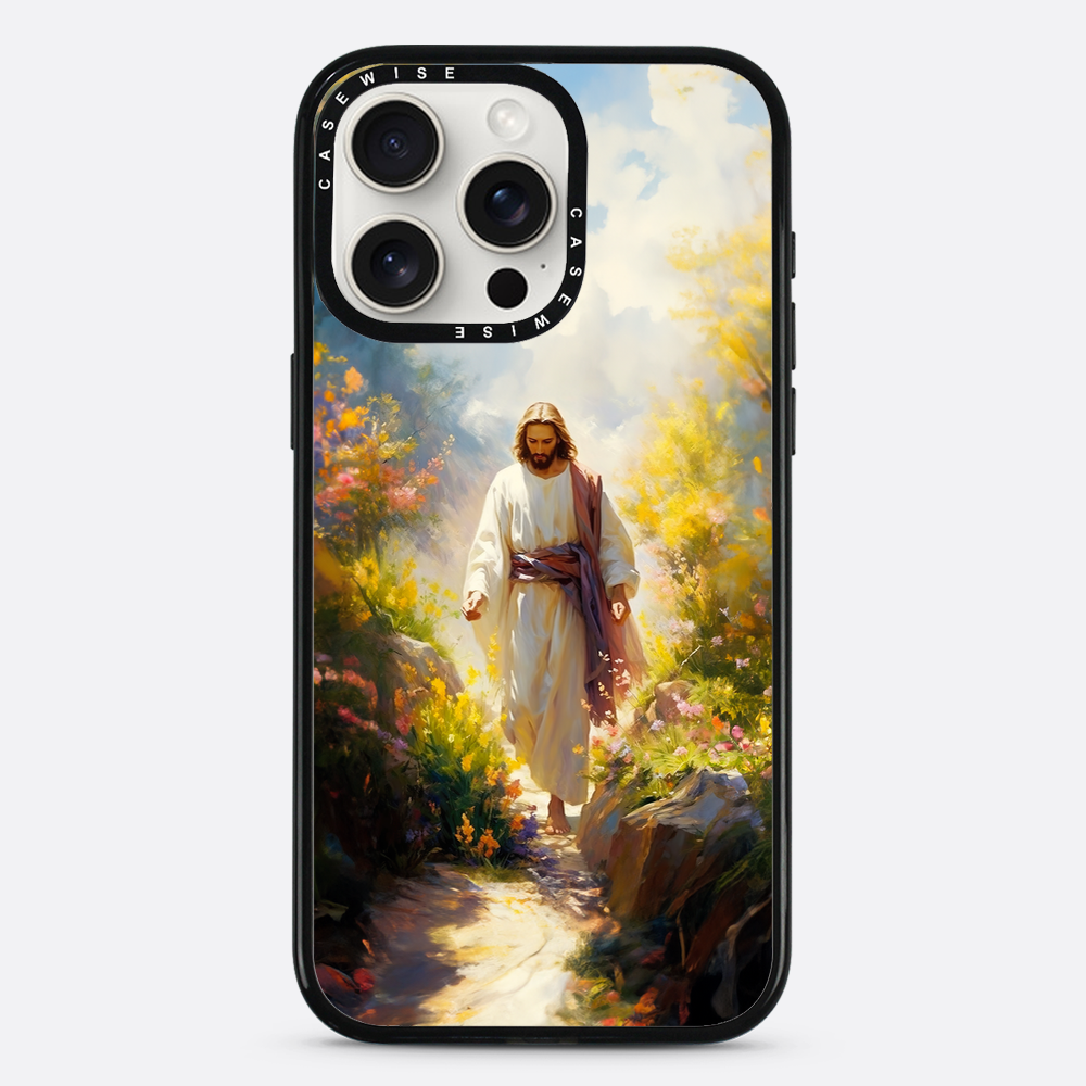 Glücklicher Jesus sonniger Tag - Hülle