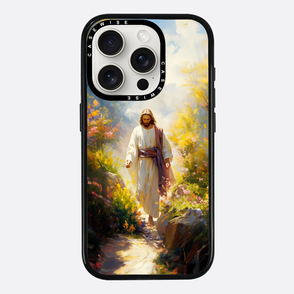 Glücklicher Jesus sonniger Tag - Hülle