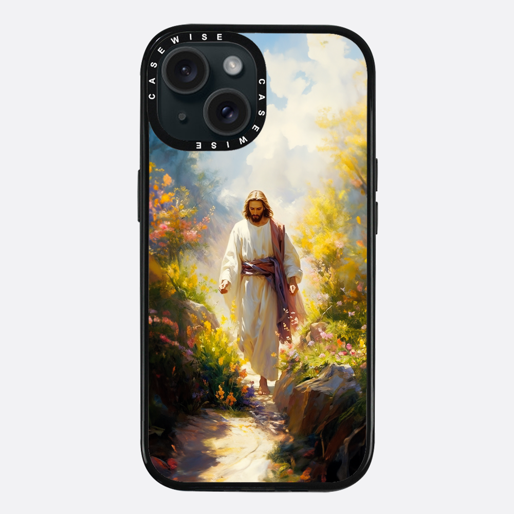 Glücklicher Jesus sonniger Tag - Hülle