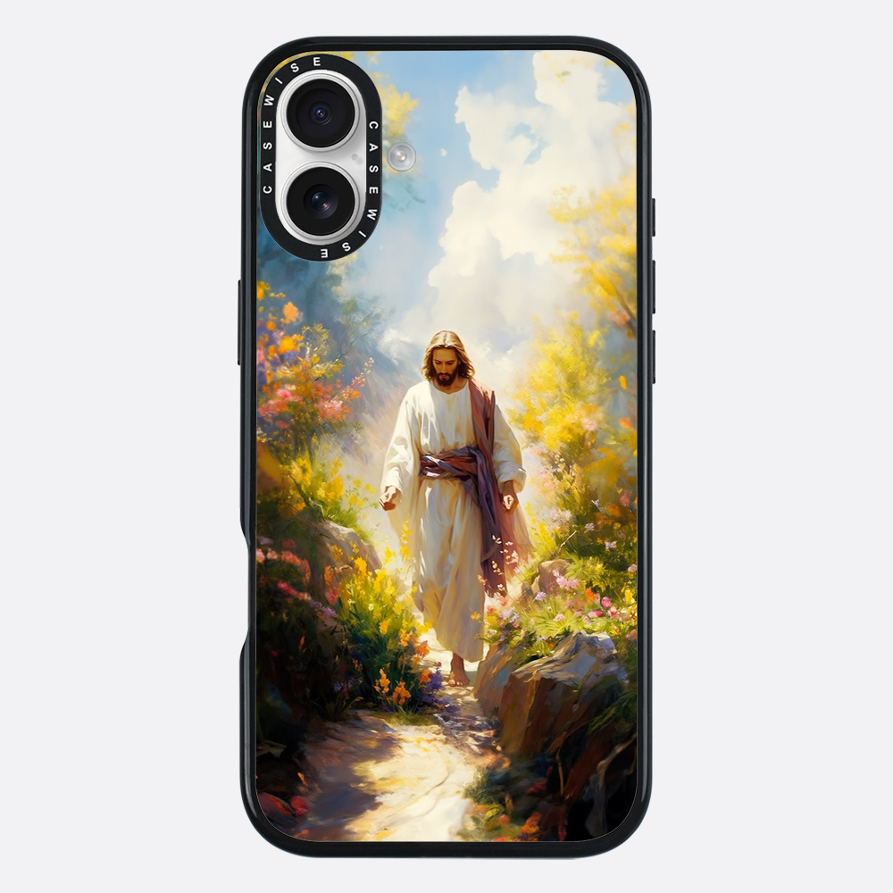 Glücklicher Jesus sonniger Tag - Hülle