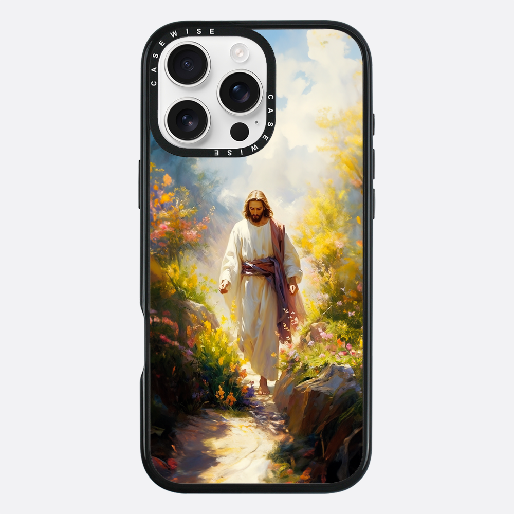 Glücklicher Jesus sonniger Tag - Hülle