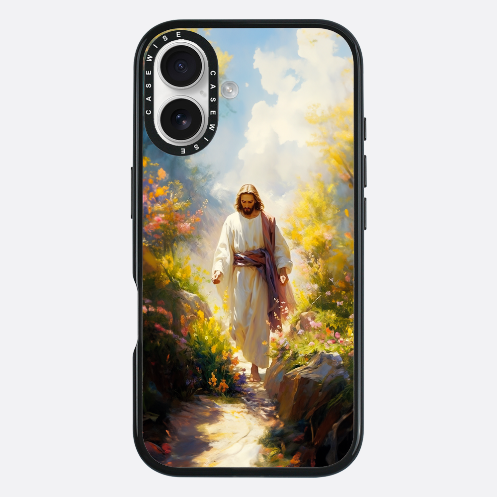 Glücklicher Jesus sonniger Tag - Hülle