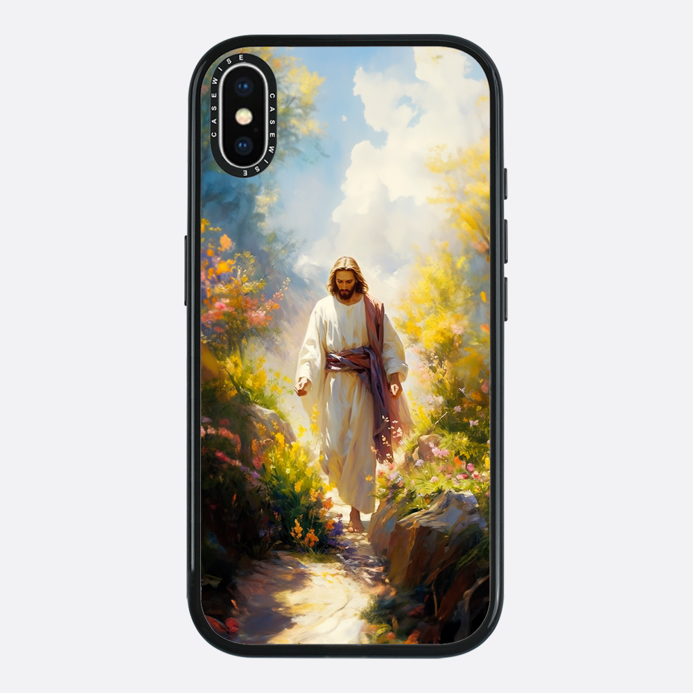 Glücklicher Jesus sonniger Tag - Hülle