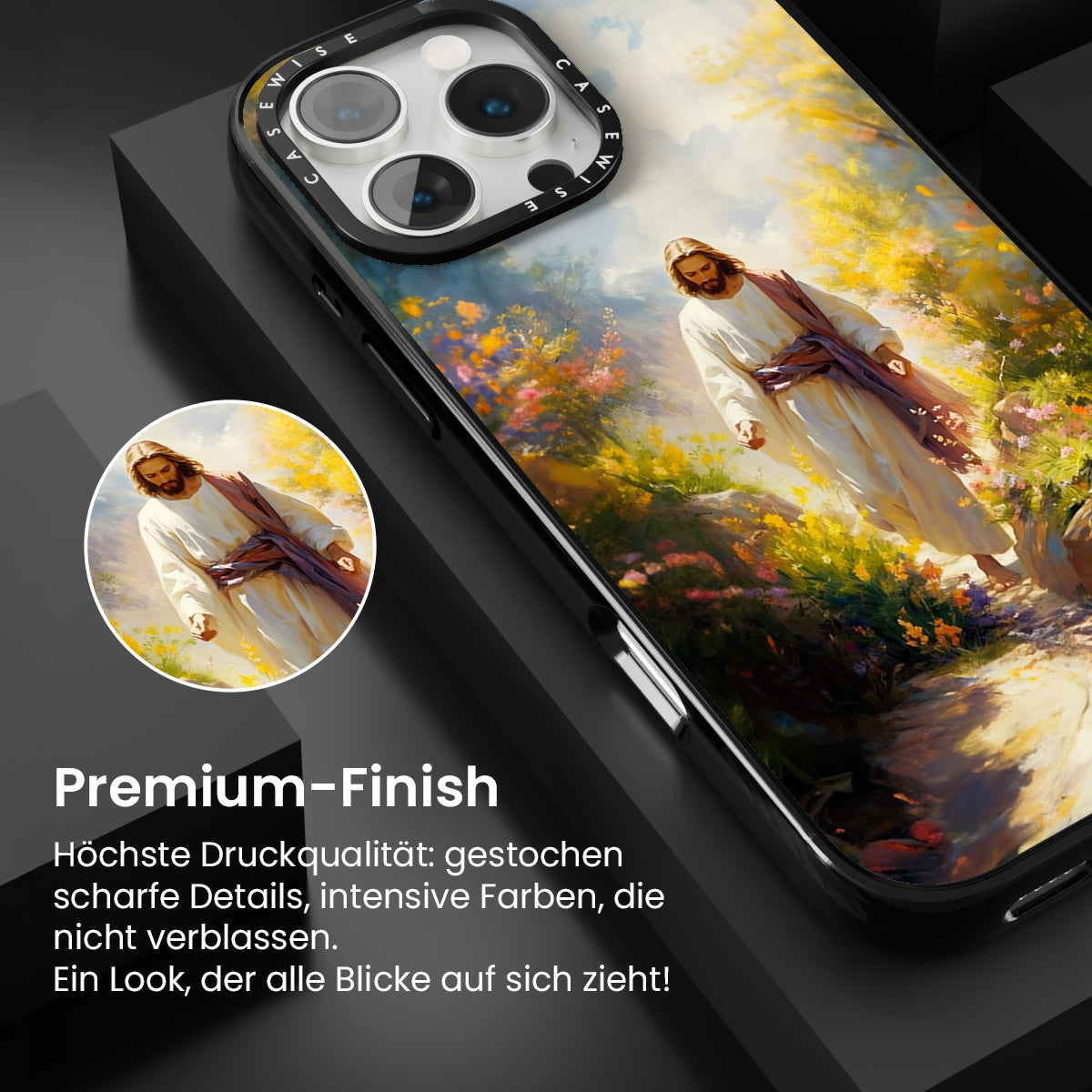 Glücklicher Jesus sonniger Tag - Hülle