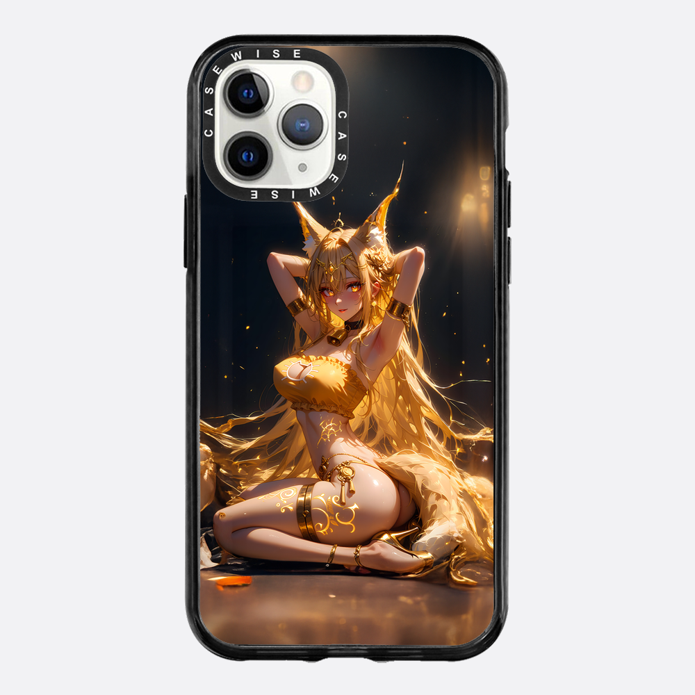 Sexy Fox Anime Girl auf dem Boden - Hülle