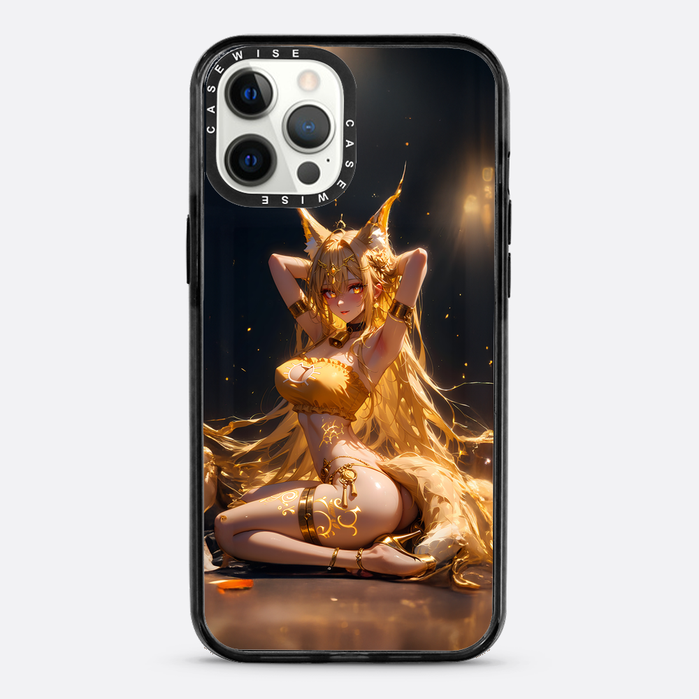 Sexy Fox Anime Girl auf dem Boden - Hülle