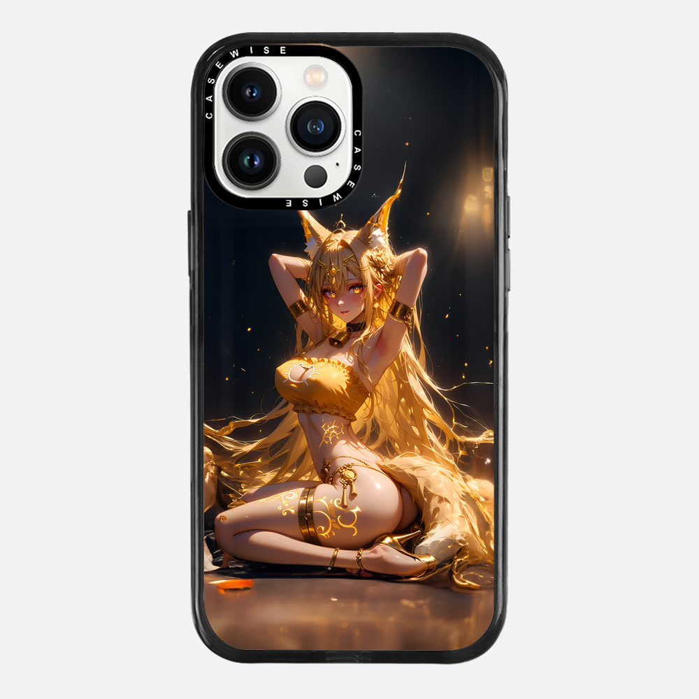Sexy Fox Anime Girl auf dem Boden - Hülle