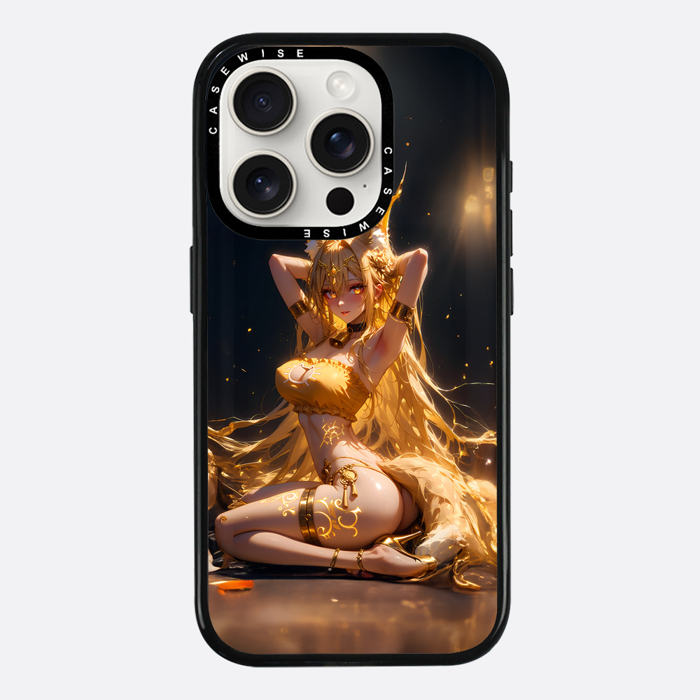 Sexy Fox Anime Girl auf dem Boden - Hülle