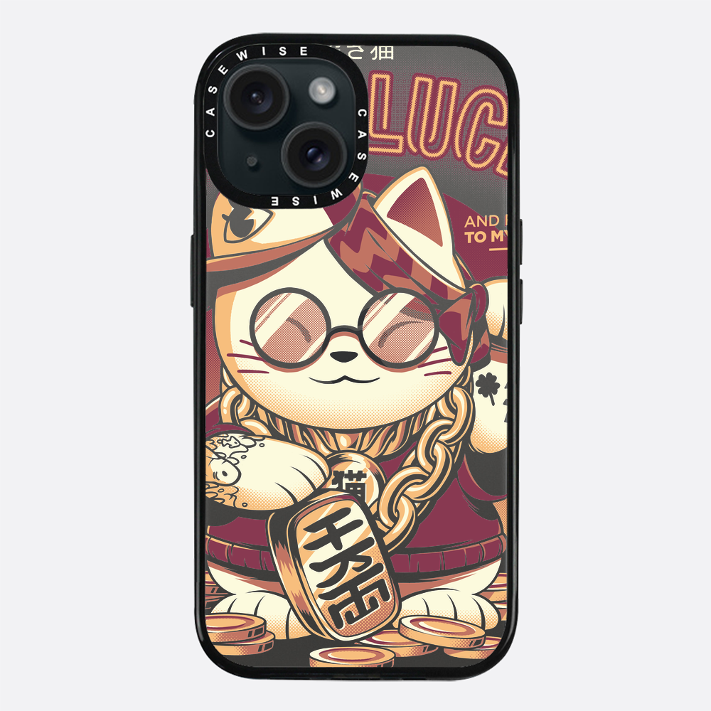Glückliche Katze - Hülle