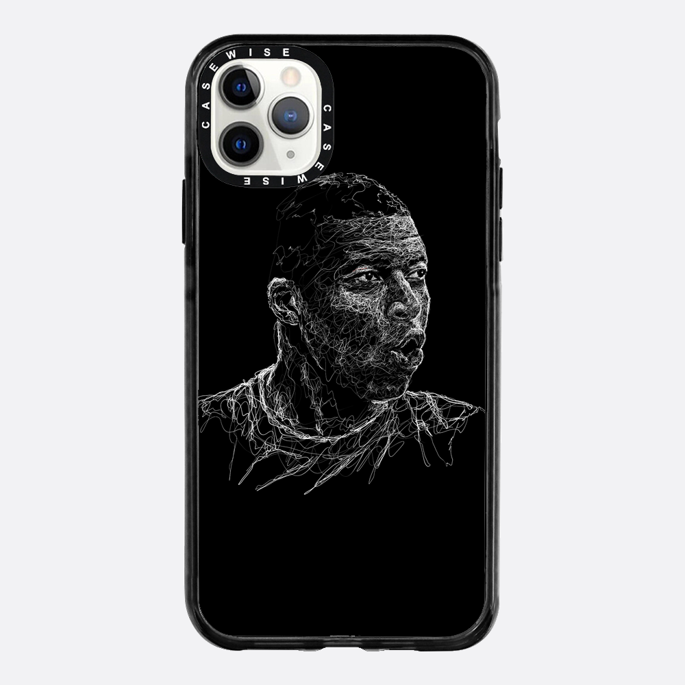 Digital Scribble Art Design, inspiriert von Kylian Mbappe - Hülle