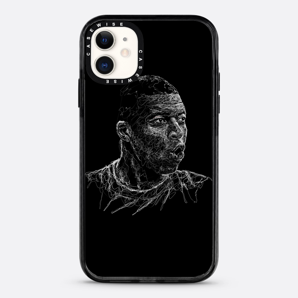 Digital Scribble Art Design, inspiriert von Kylian Mbappe - Hülle