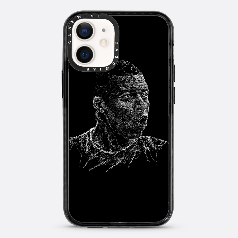 Digital Scribble Art Design, inspiriert von Kylian Mbappe - Hülle