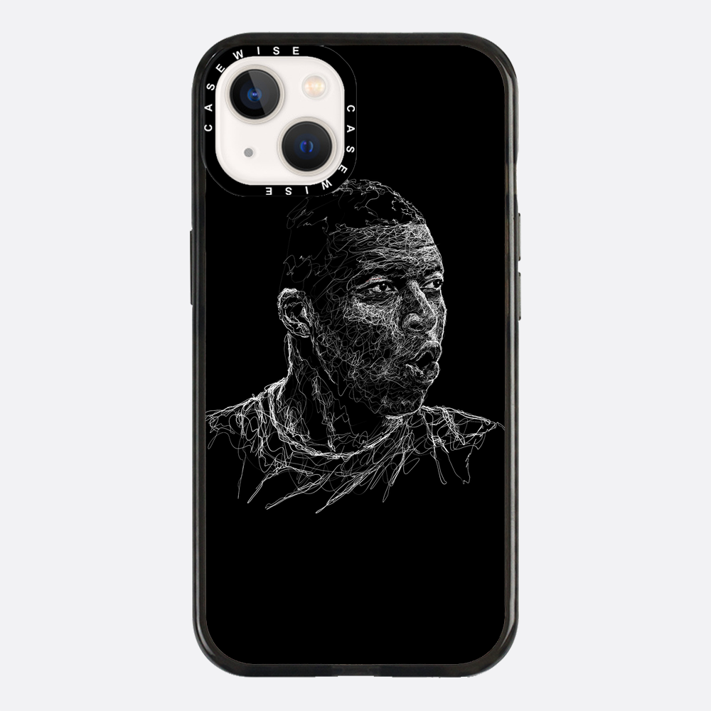 Digital Scribble Art Design, inspiriert von Kylian Mbappe - Hülle