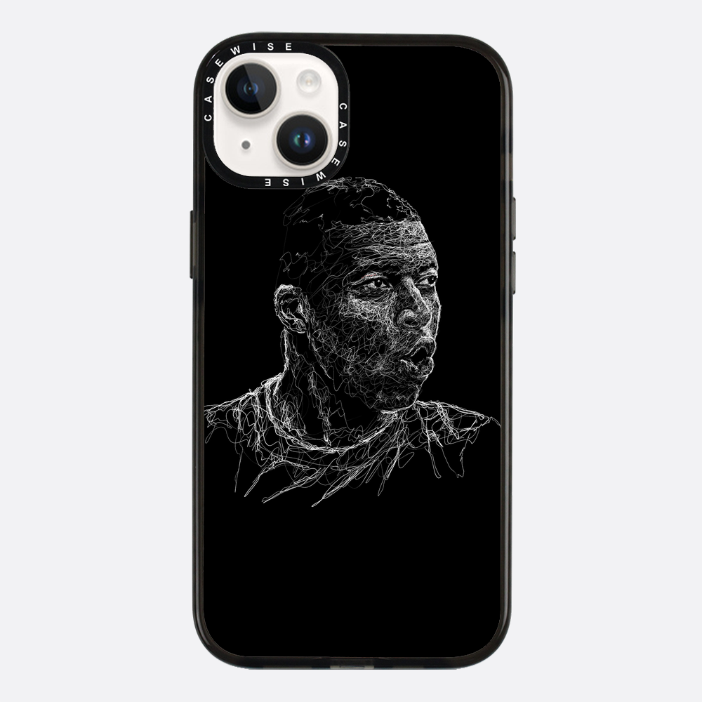 Digital Scribble Art Design, inspiriert von Kylian Mbappe - Hülle
