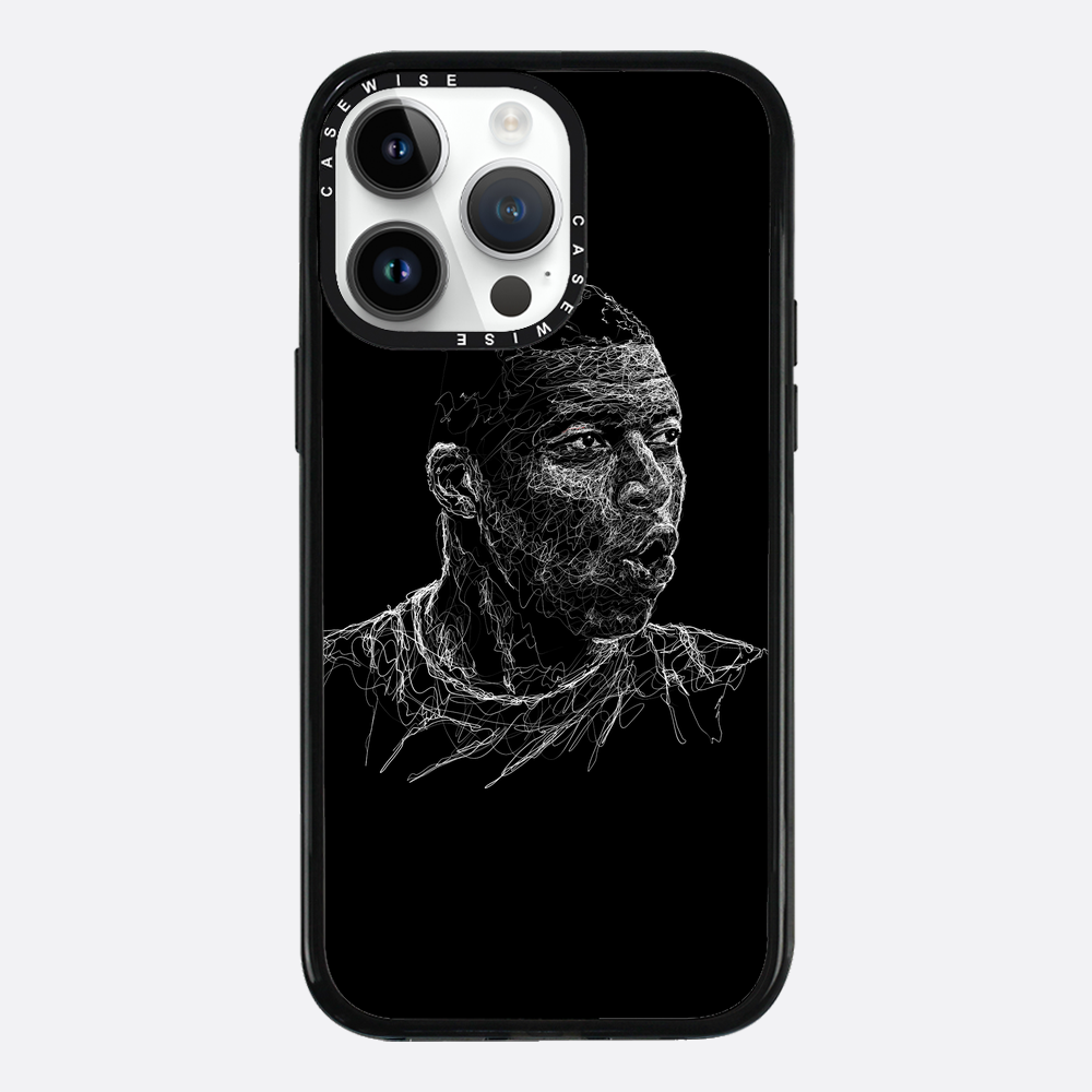 Digital Scribble Art Design, inspiriert von Kylian Mbappe - Hülle