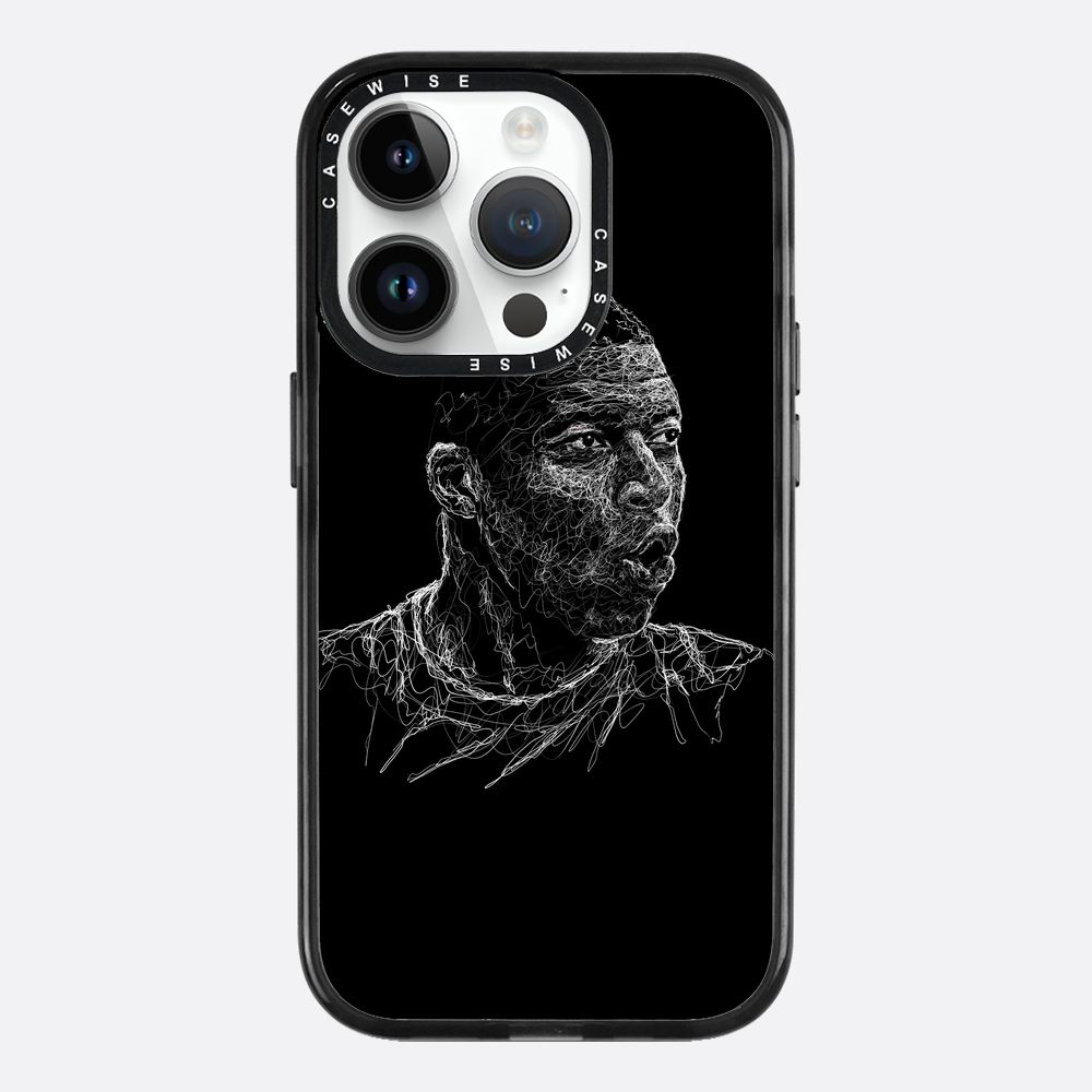 Digital Scribble Art Design, inspiriert von Kylian Mbappe - Hülle