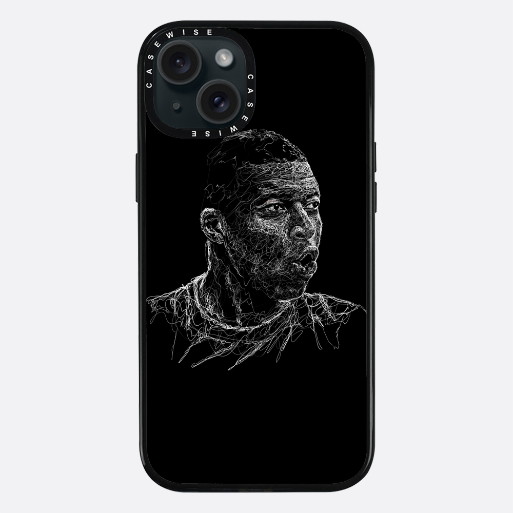 Digital Scribble Art Design, inspiriert von Kylian Mbappe - Hülle