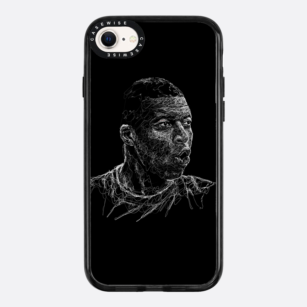 Digital Scribble Art Design, inspiriert von Kylian Mbappe - Hülle