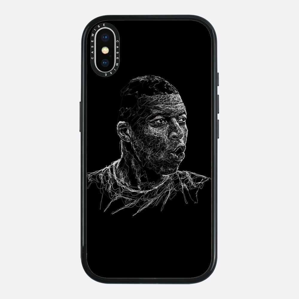 Digital Scribble Art Design, inspiriert von Kylian Mbappe - Hülle