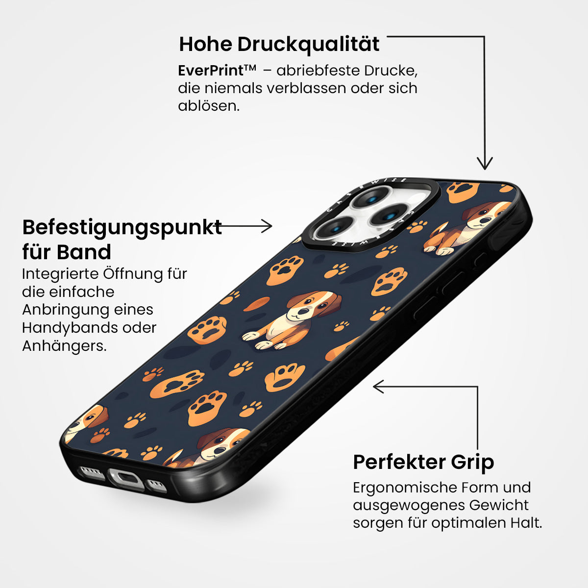 Hundepfotenmuster - Hülle