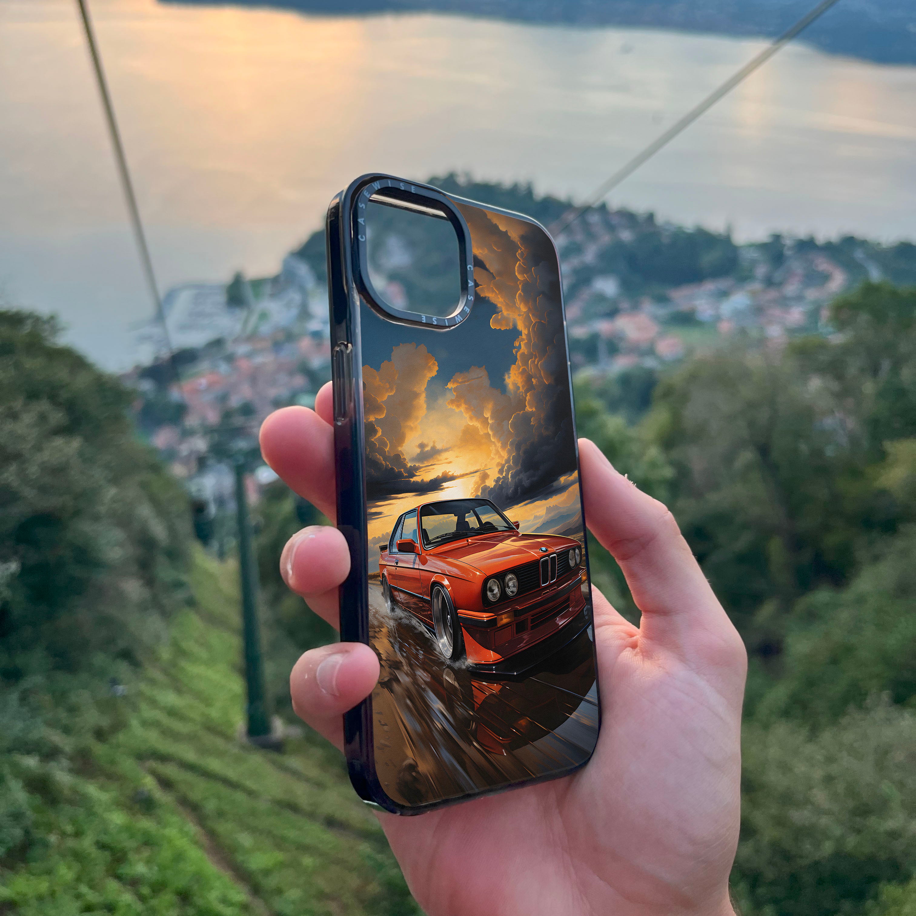 BMW M3 E30 Sonnenuntergangsmalerei - Hülle