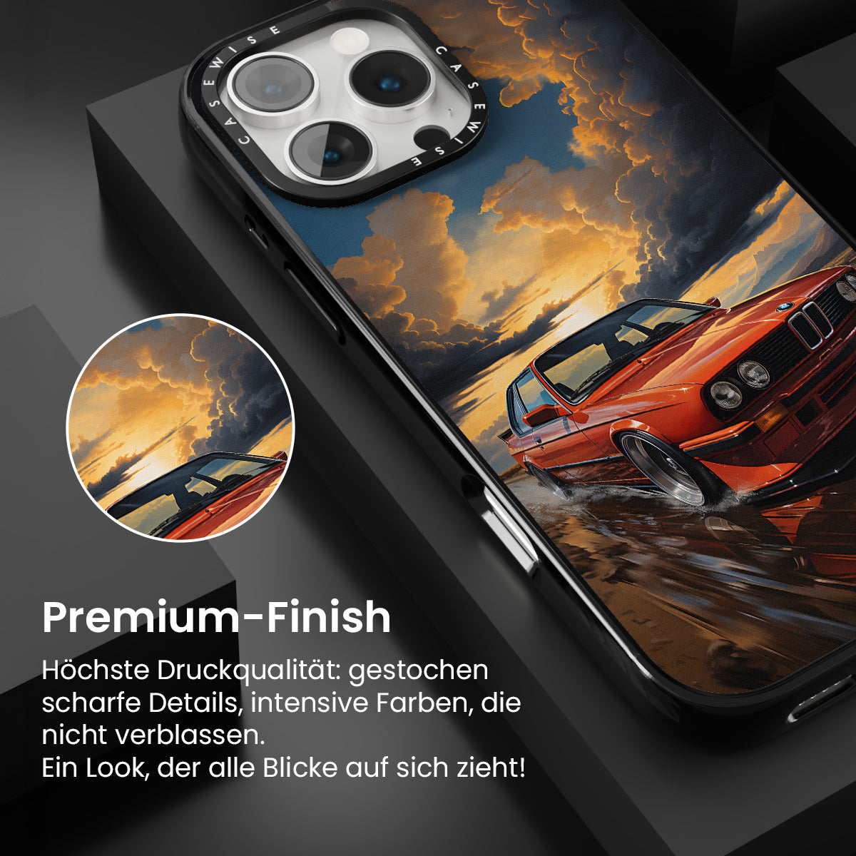 BMW M3 E30 Sonnenuntergangsmalerei - Hülle