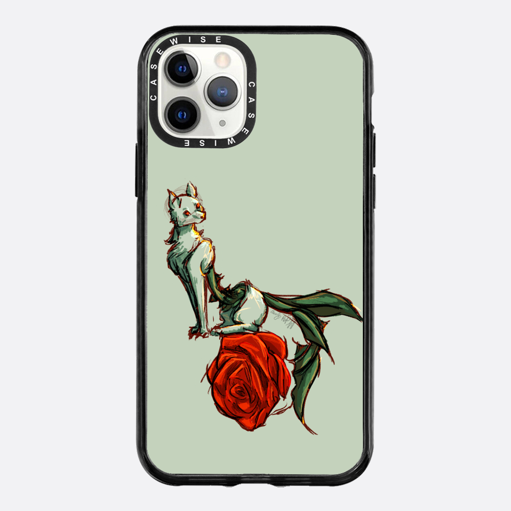 Neugierige Rose - Hülle