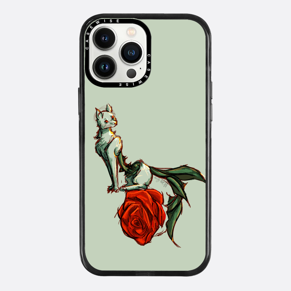 Neugierige Rose - Hülle