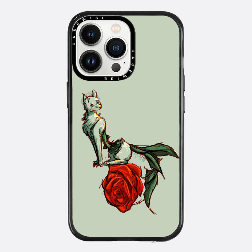 Neugierige Rose - Hülle