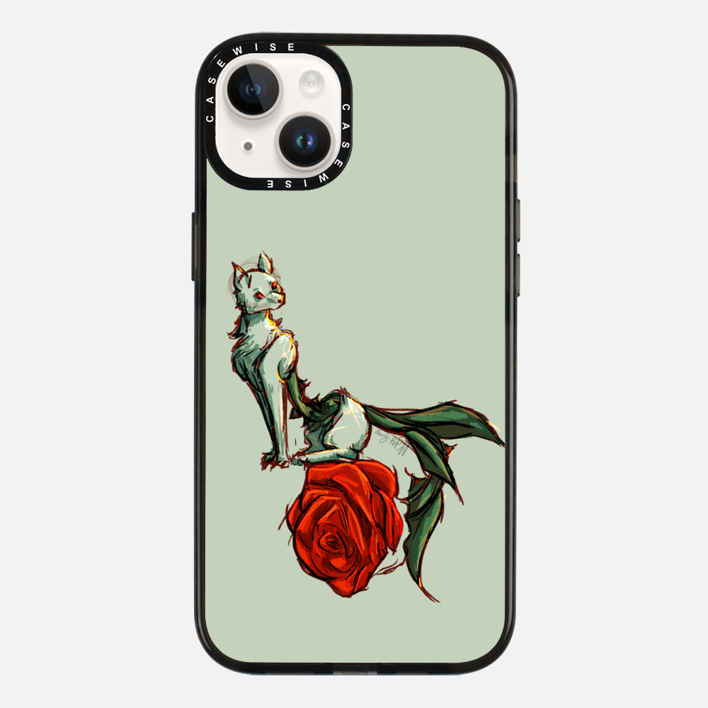 Neugierige Rose - Hülle