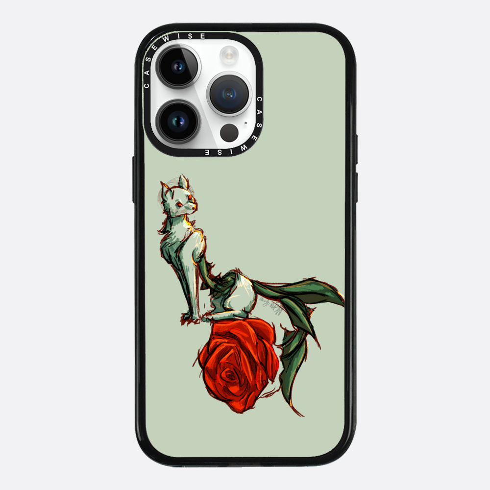 Neugierige Rose - Hülle