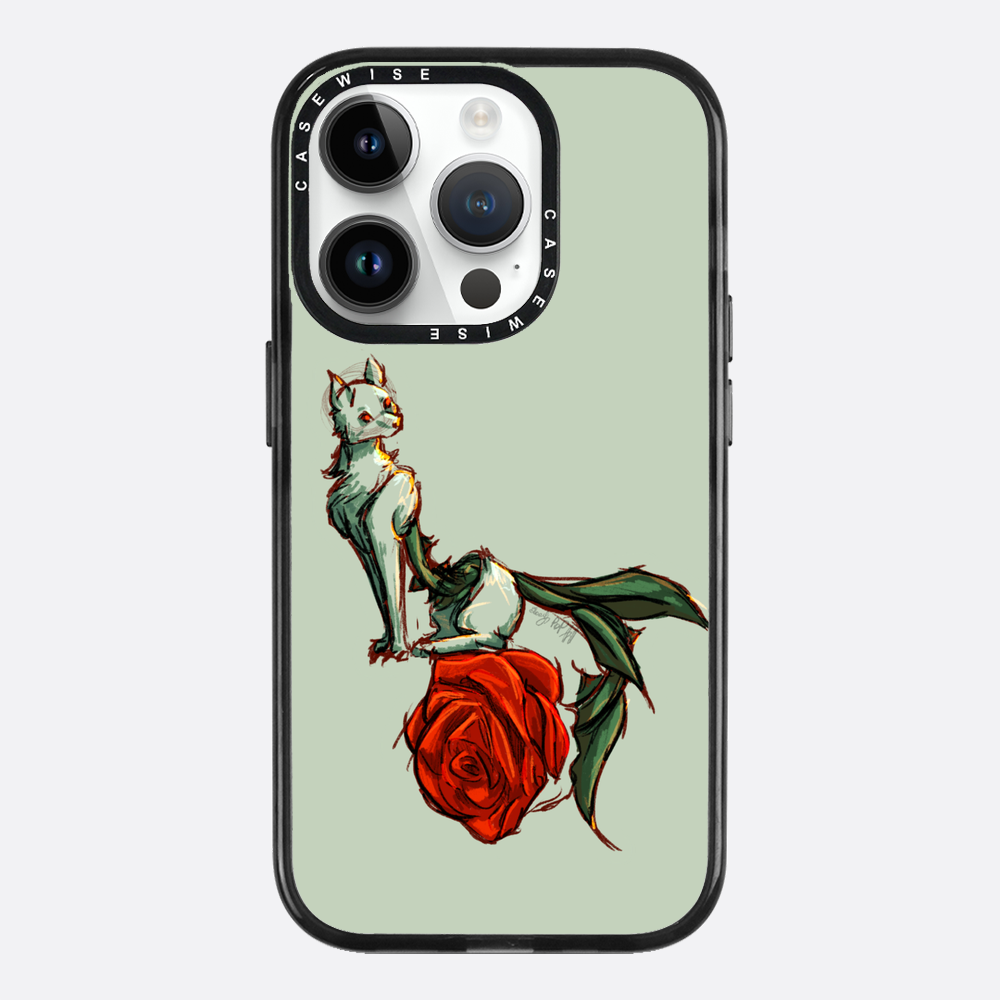 Neugierige Rose - Hülle