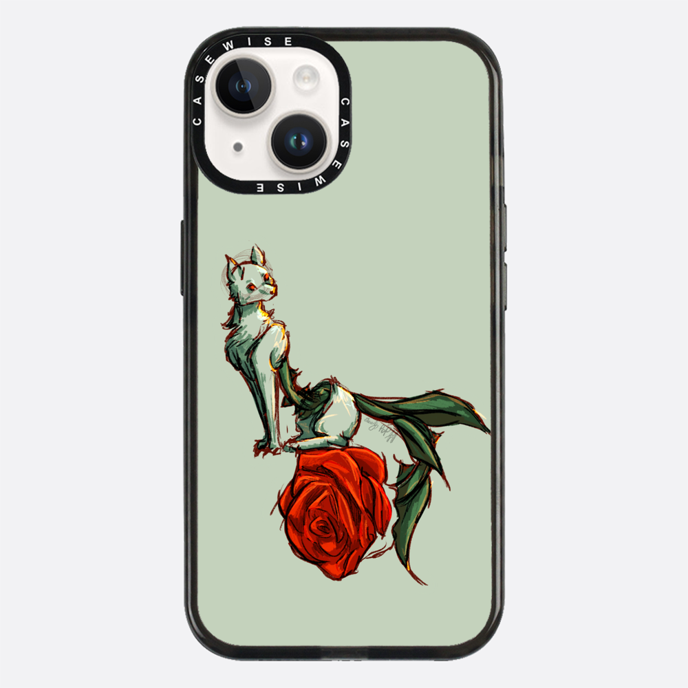 Neugierige Rose - Hülle