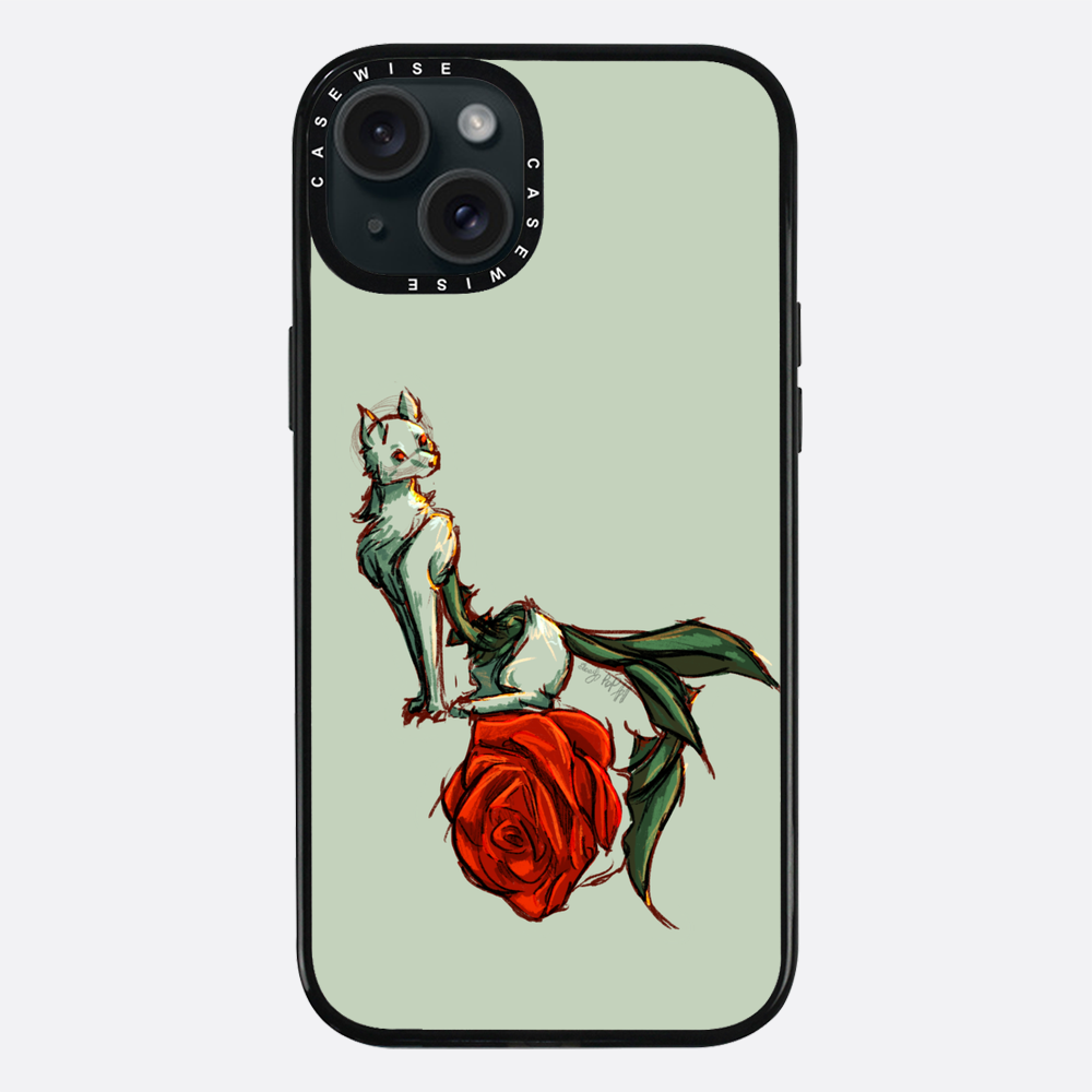 Neugierige Rose - Hülle
