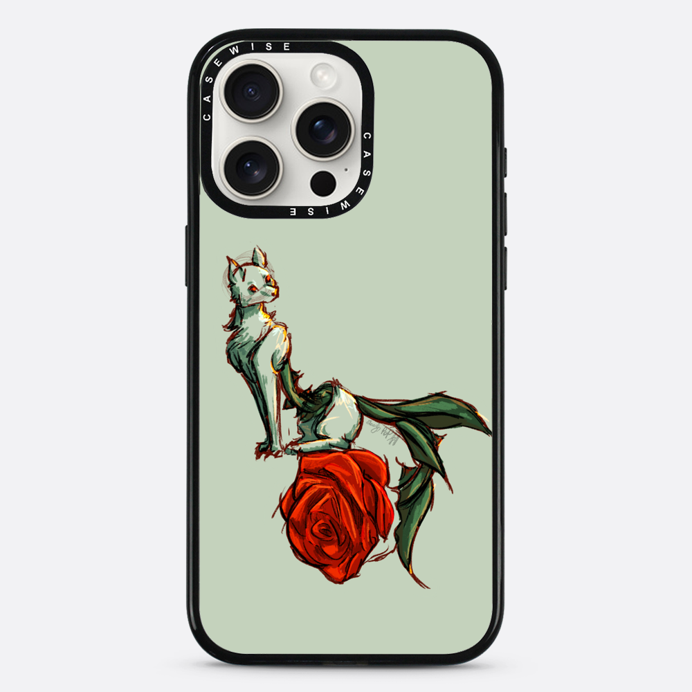 Neugierige Rose - Hülle