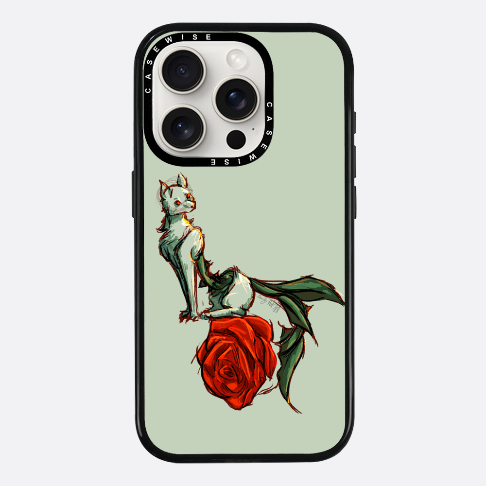 Neugierige Rose - Hülle
